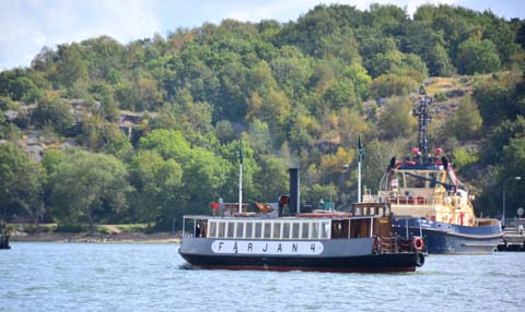 Mit einem historischen Dampfer auf dem Göta Älv Ausflug auf dem Göta Älv